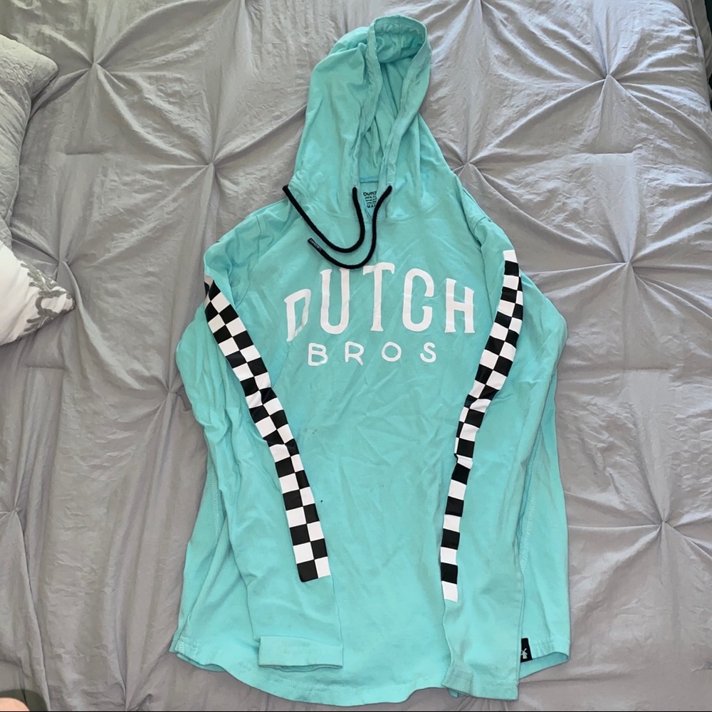 Dutch Bros Hooded Long Sleeve Shirt